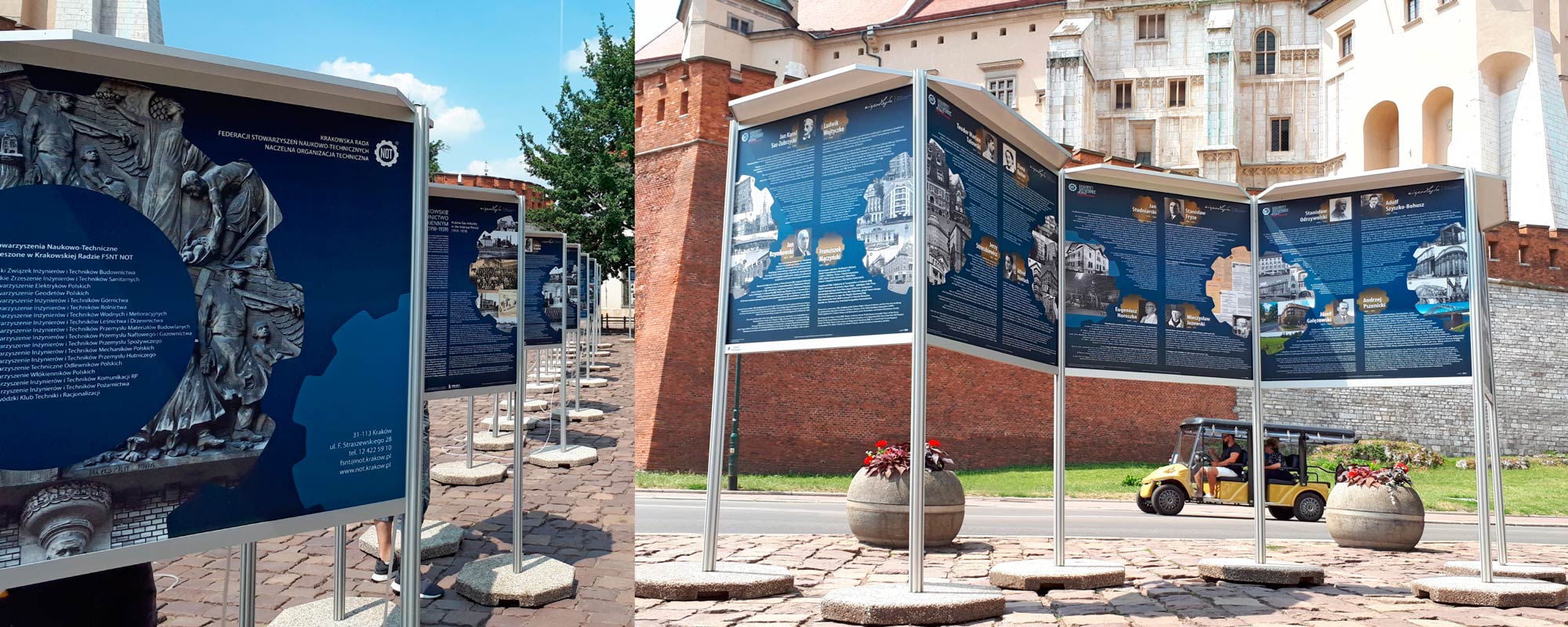 Wystawa o krakowskich inżynierach czasu wyzwolenia.