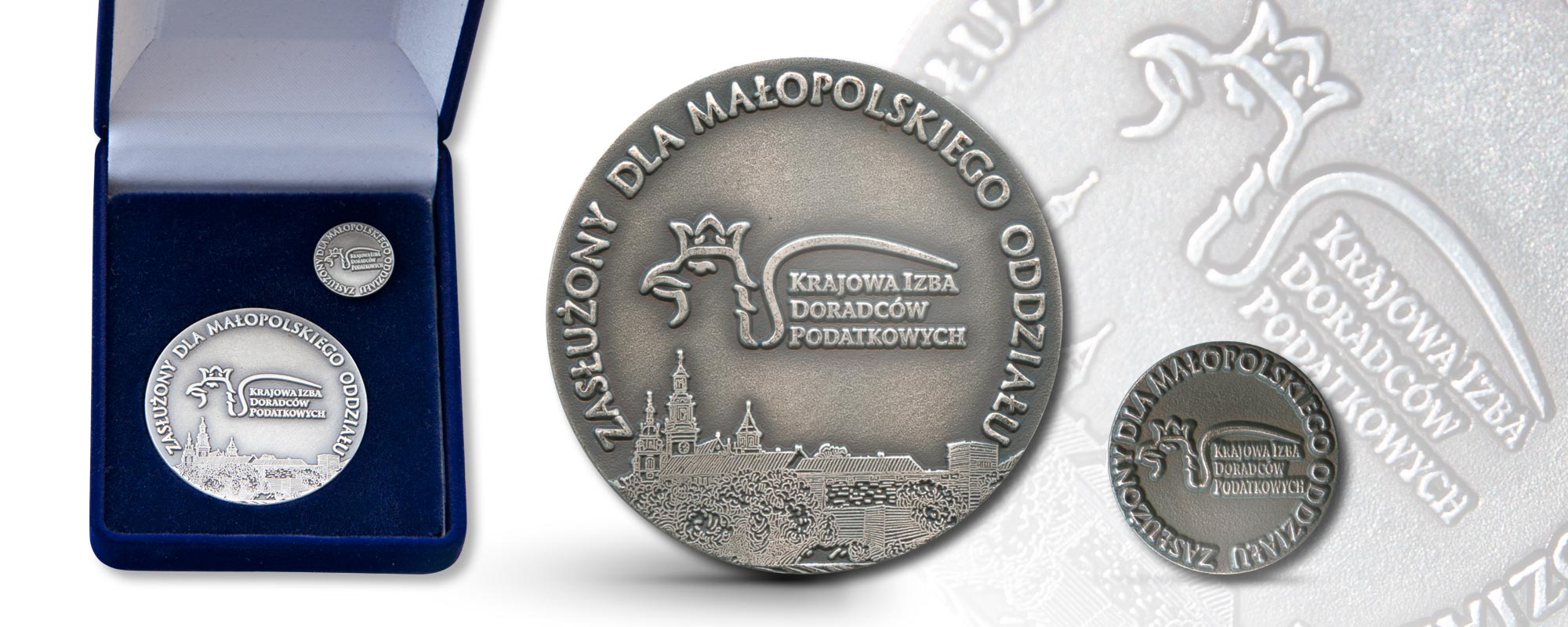 Medal dla Państwowego Krajowej Izby Doradców Podatkowych.